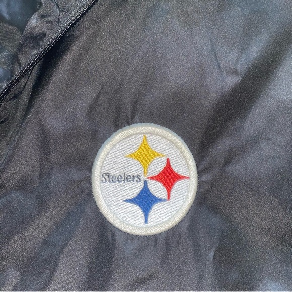 NFL Pittsburgh Steelers Windbreaker Jacket SI Sports Illustrated Coat-Men L - Picture 2 of 5